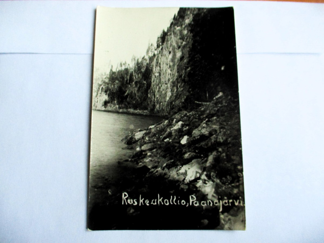 Kuusamo Paanajärvi Ruskeakallio *