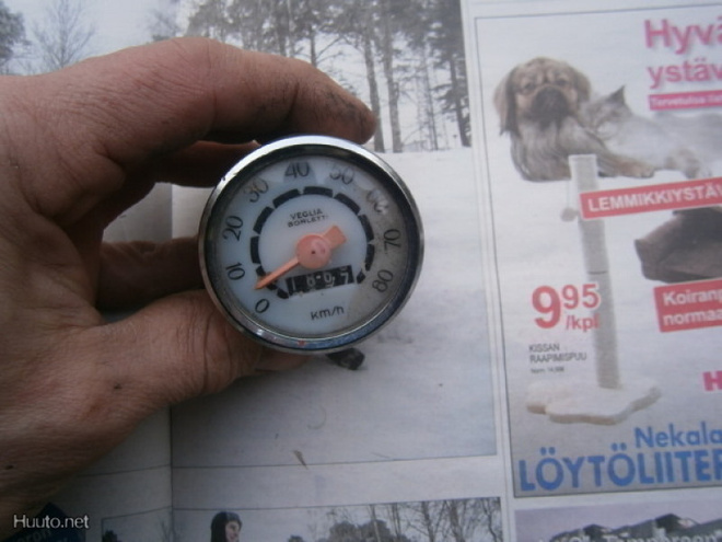 skootteri,mopo veglia mittari 0-80km/h