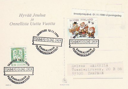 ERIKOISLEIMA , Tamfila, Tampere 12.11.1999