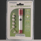 Grundig Led Tech Aluminium Taskulamppu, 6cm, punainen *UUSI* - pikkukuva 1