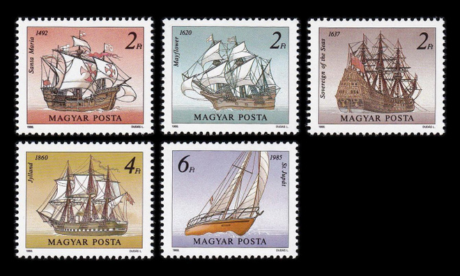 Unkari 3966-70 ** Purjelaivat (1988)