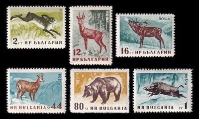 Bulgaria 1058-63 ** Metsän eläimiä (1958)