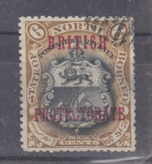 Pohjois Borneo 1901 6c merkki