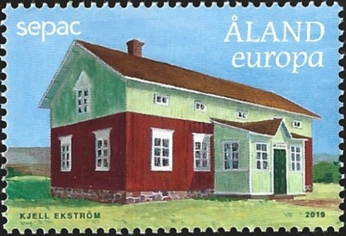 Åland 2019 Vanhoja asuinrakennuksia  Europa  **  LaPe 460