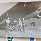 VANHA Valokuva Ilmavoimat Lentokone Douglas DC-2 Mahalasku - pikkukuva 1