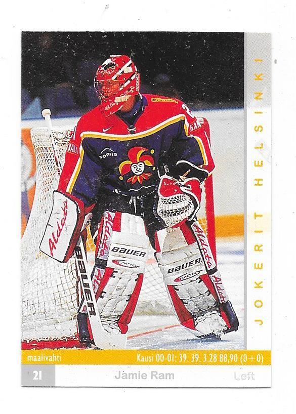 2001-02 CardSet #247 Jamie Ram Jokerit MV