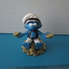 Vintage Smurffi figuuri, Aarteenmetsästäjä - pikkukuva 1