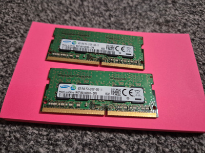 2 kpl 4GB 1Rx8 PC4-2133P-SA0-11 DDR4 SODIMM