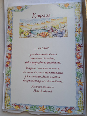 miete: kehyskortti Kaipaus.... uusi kortti