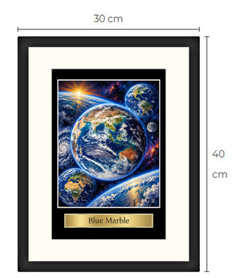Uusi Maapallo avaruudesta art print Limited Edition