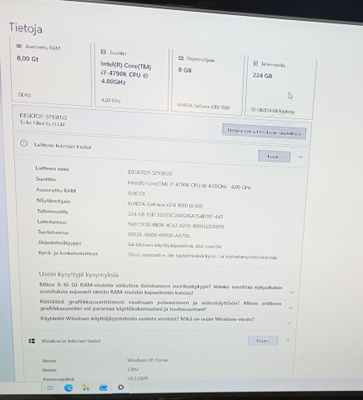 TIETOKONE JIMM`S PC i7-4790K NVIDIA GEFORCE GTX1080 + WIN 10