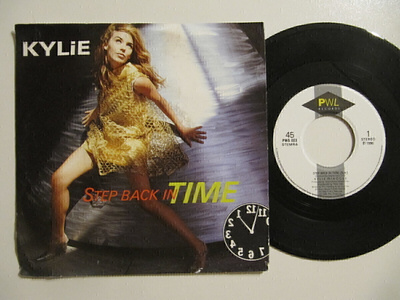 Kylie Minogue Step Back In Time 7" sinkku Eril. painos