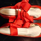 Huippukuntoiset Topshop ballerinat koko 39 punainen tekonahk - pikkukuva 3