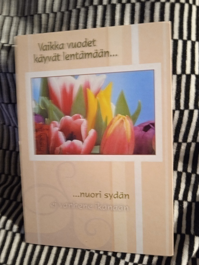 no 1 -   vaikka vuodet käyvät lentämään ...