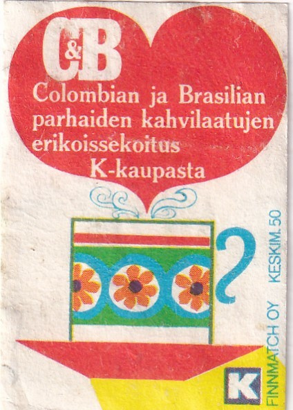 C&B Colombian ja Brasilian parhaiden kahvilaatujen    4/7