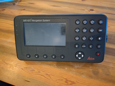 MX 420/2 Navigation System näyttö