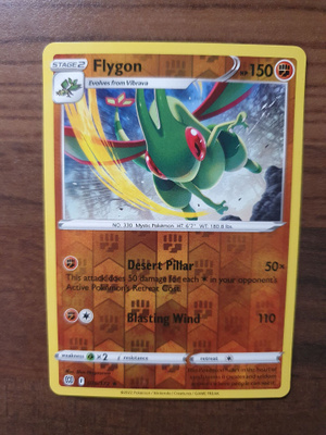Pokemon Flygon 076/172 Reverse holo rare