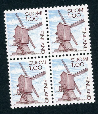 1983 Yleismerkki 1,00 mk 4-lö **