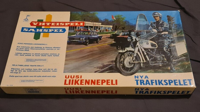 UUSI LIIKENNEPELI - Vintage Lautapeli ( Kuvataide )
