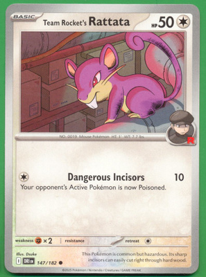 Pokémon Team Rocket's Rattata