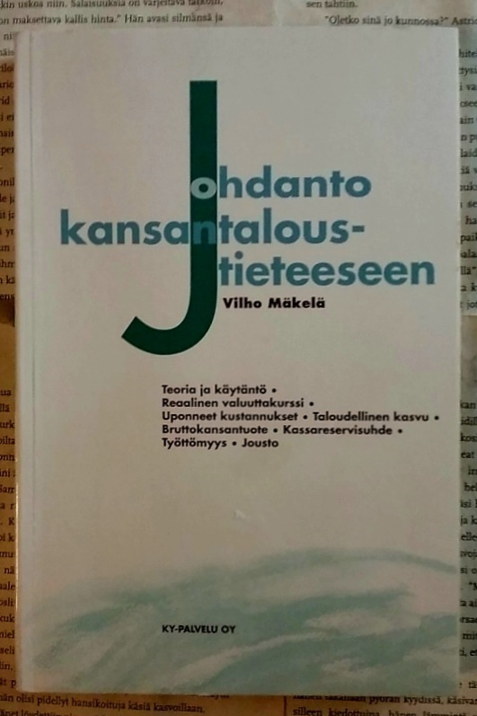 Vilho Mäkelä - Johdanto kansantaloustieteeseen (nid.)