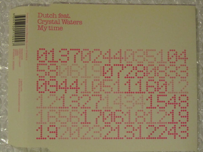 Dutch Feat. Crystal Waters • My Time CD-Single