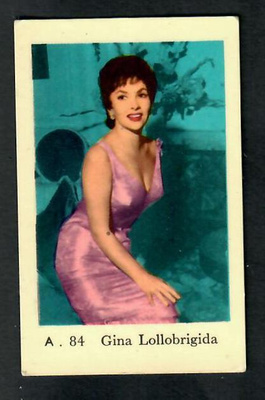 Keräilykuva - Gina Lollobrigida A. 84