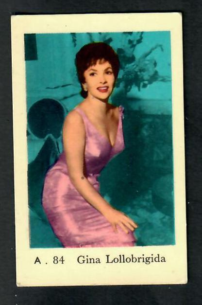 Keräilykuva - Gina Lollobrigida A. 84
