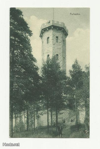 HÄMEENLINNA; TORNI 1910-LUVUN VIHERTÄVÄSSÄ KORTISSA