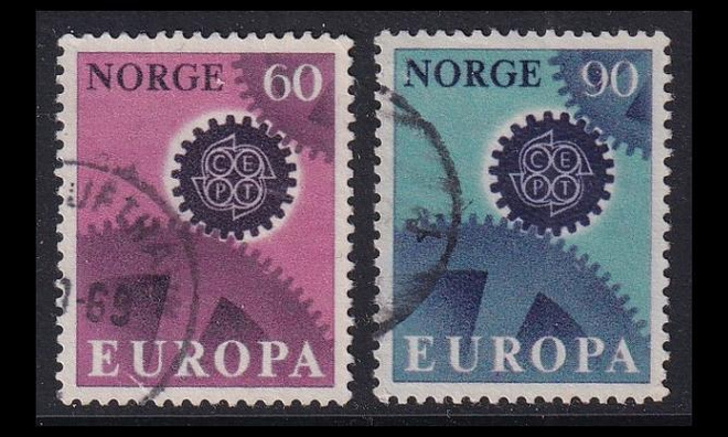 Norja 555-6 o Europa (1967)
