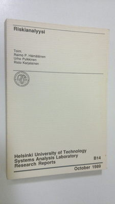 Raimo P. ym. (toim.) Hämäläinen : Riskianalyysi