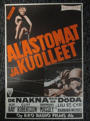 Alastomat ja kuolleet (1958) - vanha elokuvajuliste