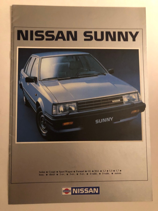 Myyntiesite - Nissan Sunny - 1986