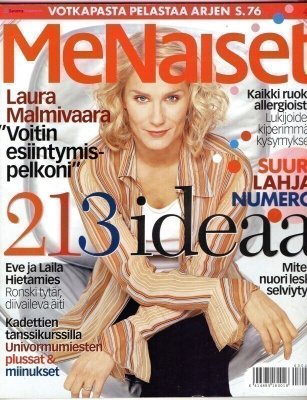 Me Naiset n:o 48 2003 Laura Malmivaara. Laila Hietamies.