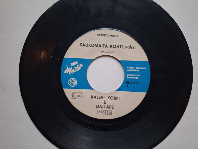 KALEVI KORPI & DALLAPE - KAUKOMAITA KOHTI 7 " Single