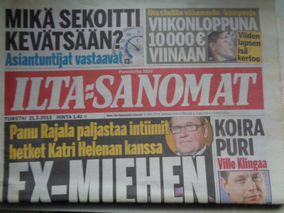 Ilta-Sanomat 21.3.2013 (21.11)