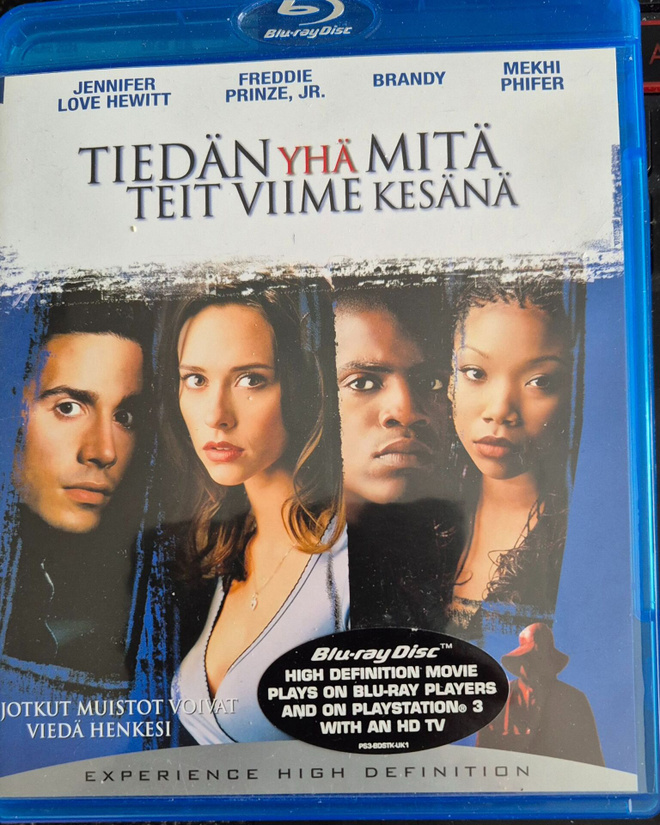 Tiedän yhä mitä teit viime kesänä -Blu-Ray