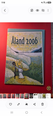Ahvenanmaa postimerkkikokoelma vuosi 2006