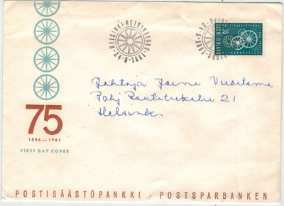 1961 Postisäästöpankki FDC