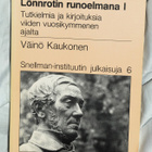 Väinö Kaukonen KALEVALA LÖNNROTIN RUNOELMANA I - pikkukuva 1