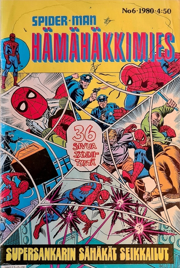 Hämähäkkimies No 6 1980 - Marvel-sarjakuvalehti