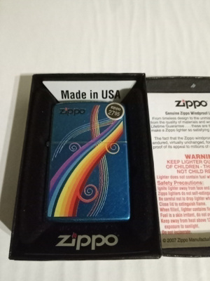 Zippo Rainbow Uusi ja Aito