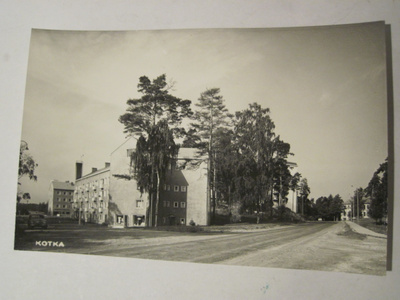 VANHA Postikortti Kotka 1950-l Alkup.Mallikappale