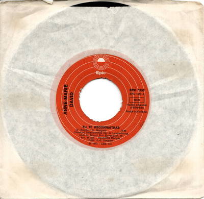 ANNE-MARIE DAVID: Tu Te Reconnatrais / Au Bout Du Mond  7"kk