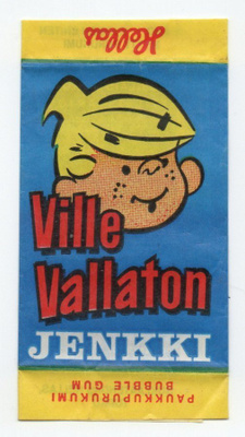Purkkakääre Hellas. VILLE VALLATON