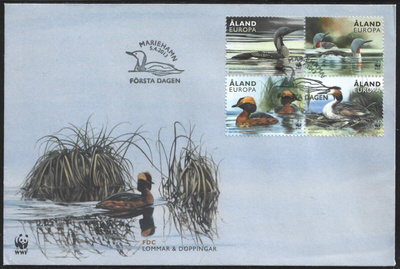 FDC ÅL 2013  ÅV 24  Kuikkia ja uikkuja  LaPe ÅL 363-366
