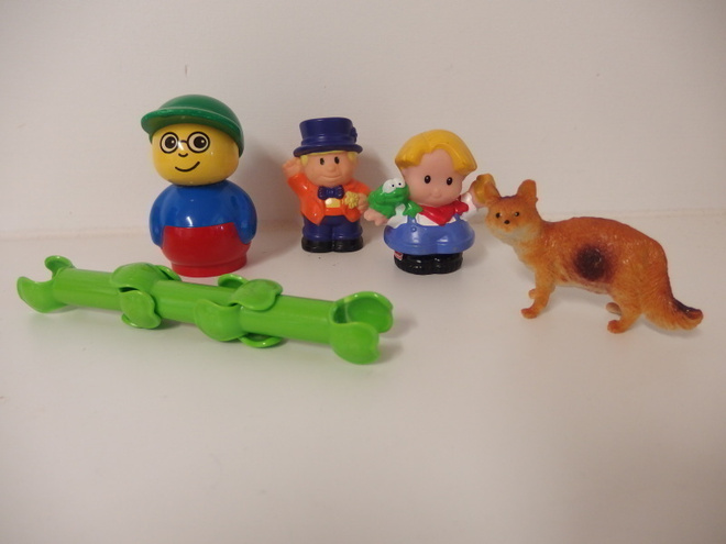 Lelufiguureja, mm. Fisher Price , Shelcore , Duplo Primo