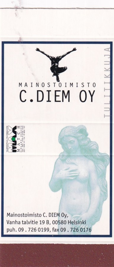 Helsinki, C. DIEM Oy  , MAX Match, aski , aihio . b437