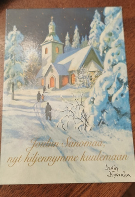 Joulukortti, Jenny Nyström, UUSI