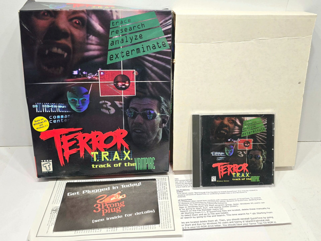 PC - Terror T.R.A.X. Track of the Vampire (CIB Big Box)